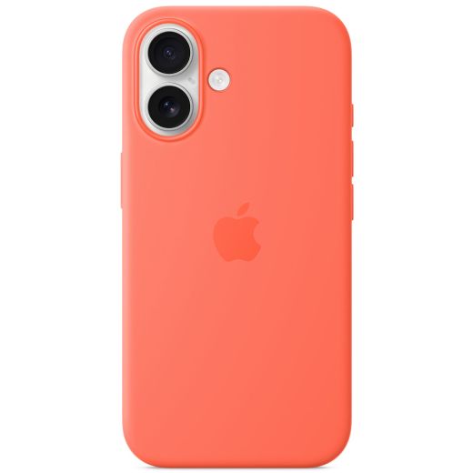 Силіконовий чохол CasePro Silicone Case with MagSafe (Camera Control) Tangerine для iPhone 16