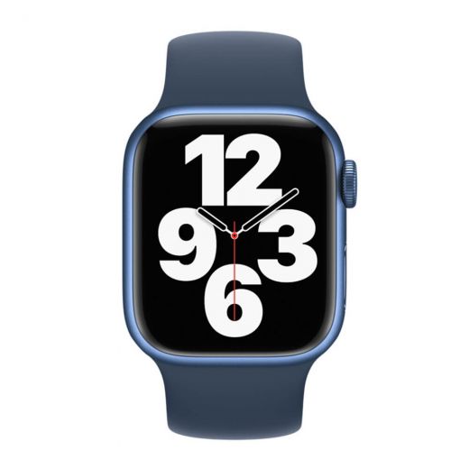 Оригинальный ремешок Apple Solo Loop Abyss Blue Size 8 для Apple Watch 45mm | 44mm | 42mm (MKXW3)