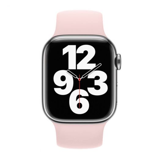 Оригинальный ремешок Apple Solo Loop Chalk Pink Size 4 для Apple Watch 41mm | 40mm | 38mm (MKWE3)