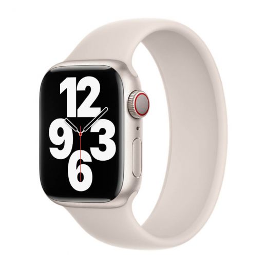 Оригінальний ремінець Apple Solo Loop Starlight Size 7 для Apple Watch 45 mm | 44 mm | 42 mm (MYTD2)