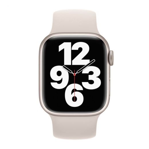 Оригинальный ремешок Apple Solo Loop Starlight Size 8 для Apple Watch 45mm | 44mm | 42mm (MYTE2)