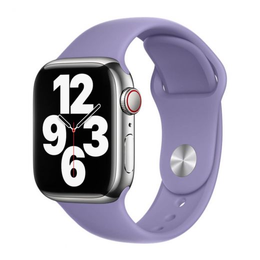 Оригинальный силиконовый ремешок Apple Sport Band English Lavender для Apple Watch 41mm | 40mm | 38mm (MKUH3)