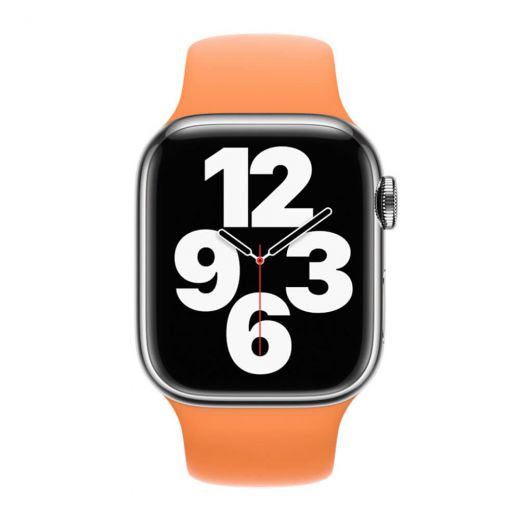 Оригинальный силиконовый ремешок Apple Sport Band Marigold для Apple Watch 41mm | 40mm | 38mm (MKUF3)