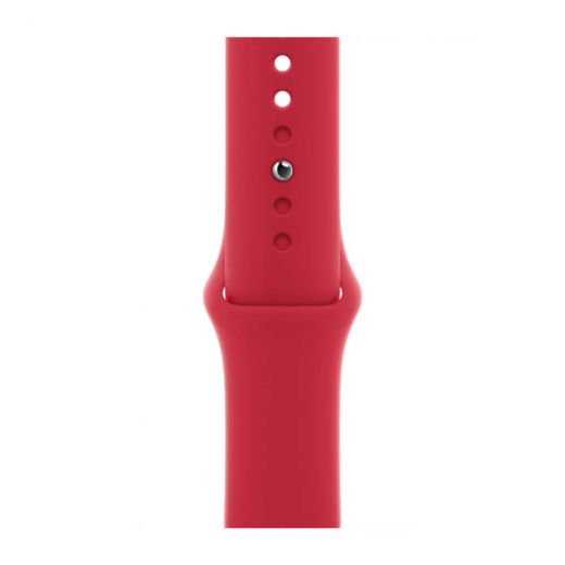 Оригинальный силиконовый ремешок Apple Sport Band (PRODUCT)Red для Apple Watch 41mm | 40mm | 38mm (MKUD3)