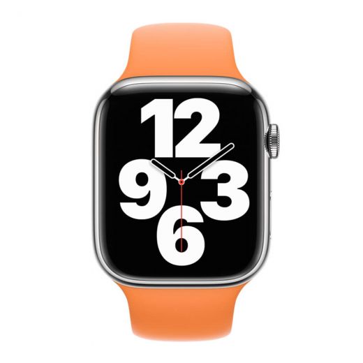 Оригінальний силіконовий ремінець Apple Sport Band Marigold для Apple Watch 45mm | 44mm | 42mm (MKUX3)