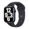 Оригинальный силиконовый ремешок Apple Sport Band Midnight для Apple Watch 45mm | 44mm | 42mm (MKUQ3)