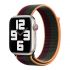 Оригінальний ремінець Apple Sport Loop Dark Cherry | Forest Green для Apple Watch 45 mm | 44 mm | 42 mm (ML323)