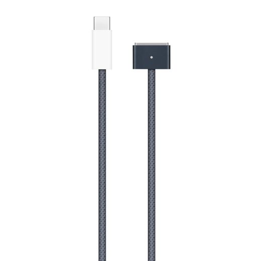 Оригінальний зарядний кабель Apple USB-C to MagSafe 3 Cable (2 m) Midnight для MacBook Air 13.6 (2022) | MacBook Pro 16 | 14 (2021) (MPL43) 