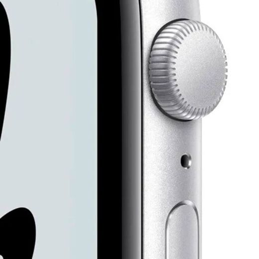 Смарт-годинник Apple Watch Nike SE 40mm Silver Aluminium Case with Pure Platinum Black Nike Sport Band (MKQ23UL/A)