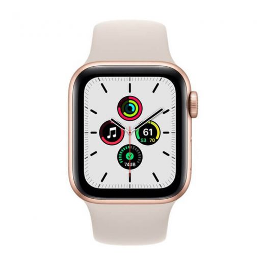 Смарт-часы Apple Watch SE GPS 40mm Gold Aluminium Case with Starlight Sport Band (MKQ03)