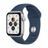 Смарт-часы Apple Watch SE GPS 40mm Silver Aluminium Case with Abyss Blue Sport Band (MKNY3)