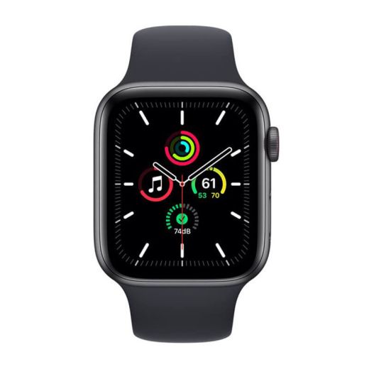 Смарт-часы Apple Watch SE LTE 44mm Space Gray Aluminum Case with Midnight Sport Band (MKRR3)