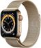 Б/У Apple Watch Series 6 GPS + Cellular 44mm Gold Stainless Steel Case w. Gold Milanese L. (M07P3) (5)