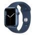 Смарт-годинник Apple Watch Series 7 GPS, 45mm Blue Aluminium Case With Blue Sport Band (Состояние новых) 