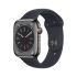 Смарт-годинник Apple Watch Series 8 GPS + Cellular, 45mm Graphite Stainless Steel Case with Sport Band Midnight (MNKU3)