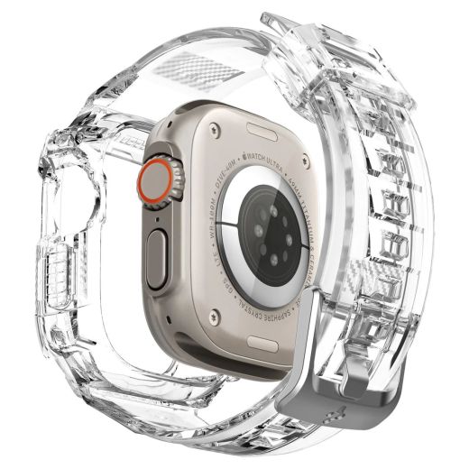 Захисний чохол Spigen Rugged Armor Pro Crystal Clear для Apple Watch Ultra | Ultra 2 49mm (ACS05461)