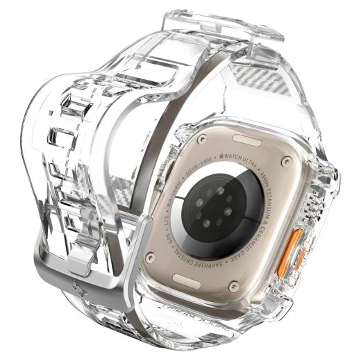 Защитный чехол Spigen Rugged Armor Pro Crystal Clear для Apple Watch Ultra | Ultra 2 49mm (ACS05461)