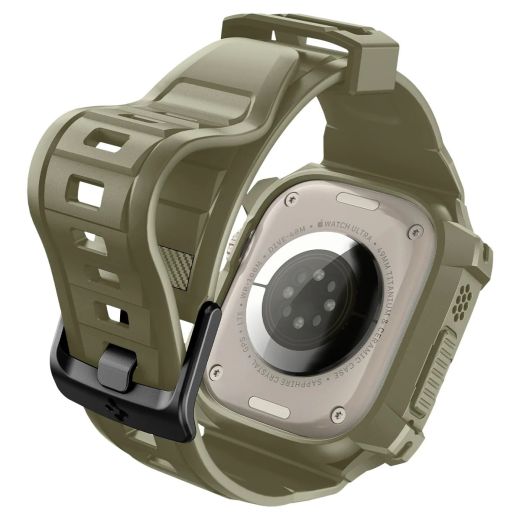 Защитный чехол Spigen Rugged Armor Pro Vintage Khaki для Apple Watch Ultra | Ultra 2 49mm (ACS05915)