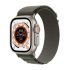 Смарт-годинник Apple Watch Ultra 49mm (GPS + Cellular) Titanium Case with Green Alpine Loop - S (MNHJ3)