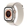 Смарт-годинник Apple Watch Ultra 49mm (GPS + Cellular) Titanium Case with Starlight Alpine Loop - M (MQFR3) (5+)