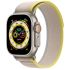 Смарт-годинник Apple Watch Ultra 49mm (GPS + Cellular) Titanium Case with Yellow/Beige Trail Loop M/L (MQFU3)