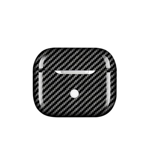 Карбоновый чехол CasePro Carbon Fiber Black для AirPods 3