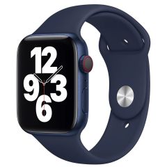 Оригинальный силиконовый ремешок Apple Sport Band Deep Navy для Apple Watch 49мм | 46мм | 45мм | 44мм