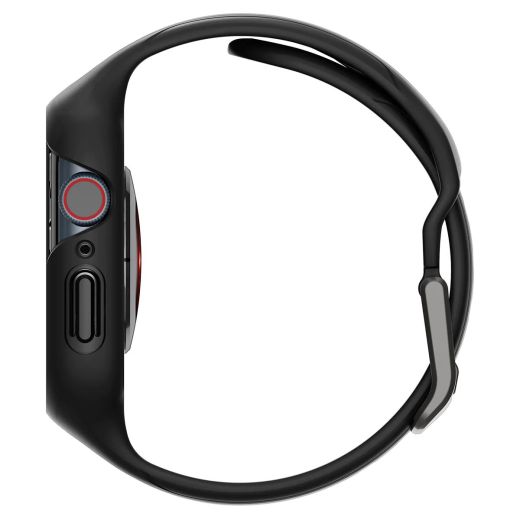 Ремешок с чехлом Spigen Liquid Air Pro Black для Apple Watch 45mm (ACS04182)