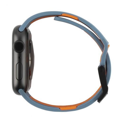 Ремінець UAG Civilian Silicone Slate/Orange для Apple Watch 45mm | 44mm | 42mm (19148D115497)