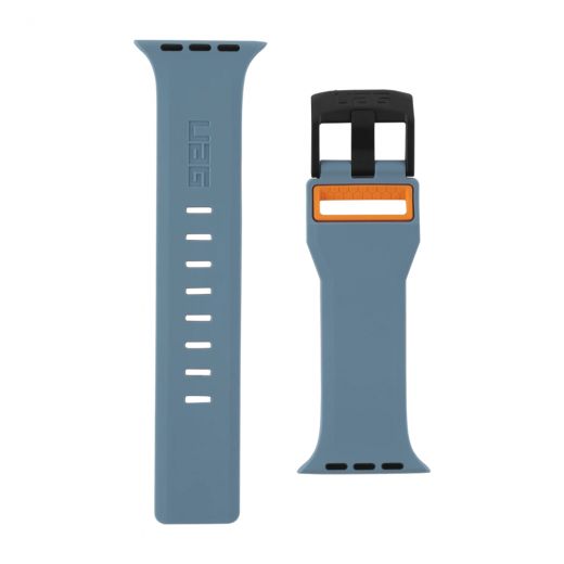 Ремінець UAG Civilian Silicone Slate/Orange для Apple Watch 45mm | 44mm | 42mm (19148D115497)