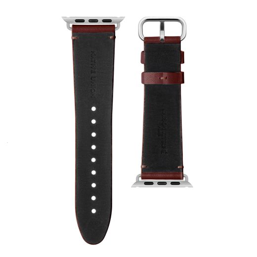 Кожаный ремешок Native Union Profile Fox Leather Strap Wine Lees для Apple Watch 45мм | 44мм