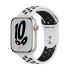 Смарт-годинник Apple Watch Nike Series 7 GPS, 41mm Starlight Aluminium Case With Nike Sport Band Pure Platinum/Black (MKN33)