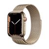 Смарт-годинник Apple Watch Series 7 GPS + Cellular, 41mm Gold Stainless Steel Case with Milanese Loop Gold (MKJ03)
