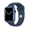Смарт-часы Apple Watch Series 7 GPS, 41mm Blue Aluminium Case With Blue Sport Band (MKN13)