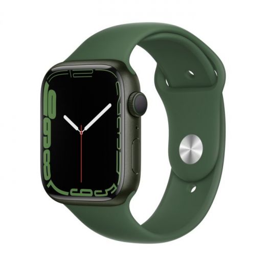 Смарт-часы Apple Watch Series 7 GPS, 41mm Green Aluminium Case With Green Sport Band (MKN03)