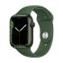 Смарт-годинник Apple Watch Series 7 GPS, 41mm Green Aluminium Case With Green Sport Band (MKN03) Уценка