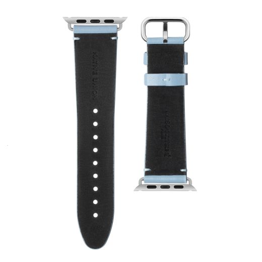 Кожаный ремешок Native Union Profile Fox Leather Strap Medium Blue для Apple Watch 45мм | 44мм