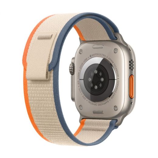 Смарт-часы Apple Watch Ultra 2 49mm (GPS + Cellular) Titanium Case with Orange/Beige Trail Loop Band M/L (MRF23)