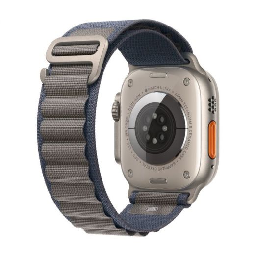 Смарт-часы Apple Watch Ultra 2 49mm (GPS + Cellular) Titanium Case with Blue Alpine Loop Band - M (MREP3)