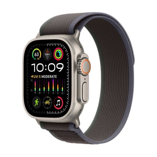 Смарт-часы Apple Watch Ultra 2 49mm (GPS + Cellular) Titanium Case with Blue/Black Trail Loop Band M/L (MRF63)