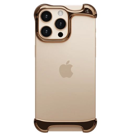 Металевий чохол-бампер Arc Pulse Rose Bronze для iPhone 16 Pro Max