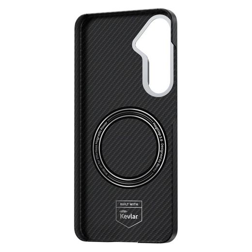 Карбоновий чохол Benks ArmorAir Case built with Kevlar® 600D Black для Samsung Galaxy S25