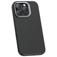 Карбоновий чохол Benks ArmorPro Kevlar Case 600D with Button для iPhone 16 Pro