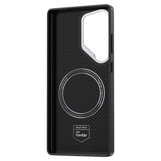 Карбоновый чехол Benks ArmorPro Case built with Kevlar® 600D Black для Samsung Galaxy S25 Ultra