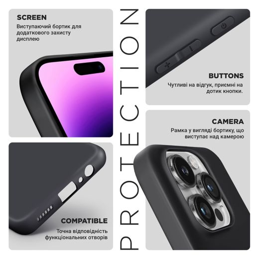 Чехол ArmorStandart Matte Slim Fit Camera Cover Black для Samsung Galaxy S23 Ultra (ARM83298)