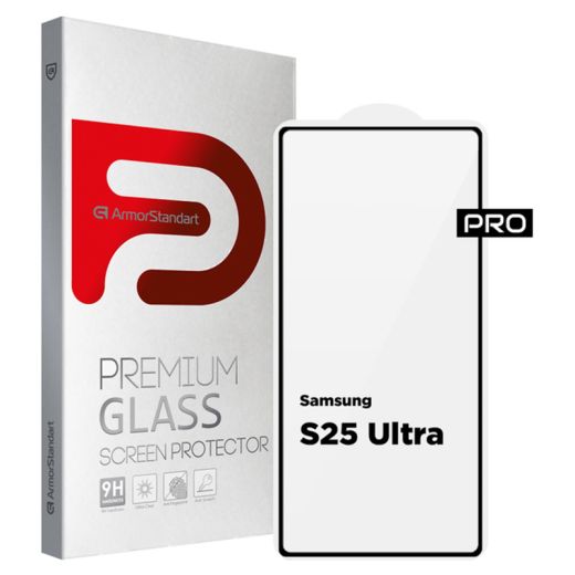 Захисне скло ArmorStandart Pro для Samsung Galaxy S25 Ultra Black (ARM81613)