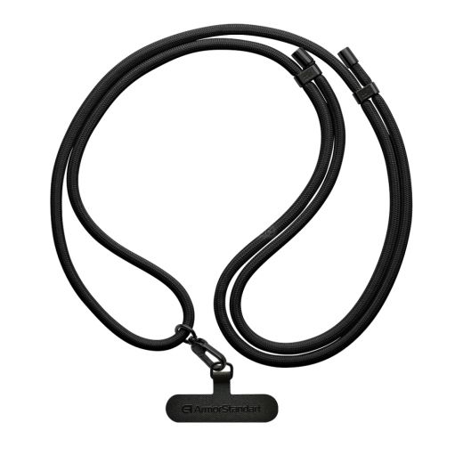 Ремінець для смартфону ArmorStandart Rope Black Onyx with Dark holder (ARM67195)
