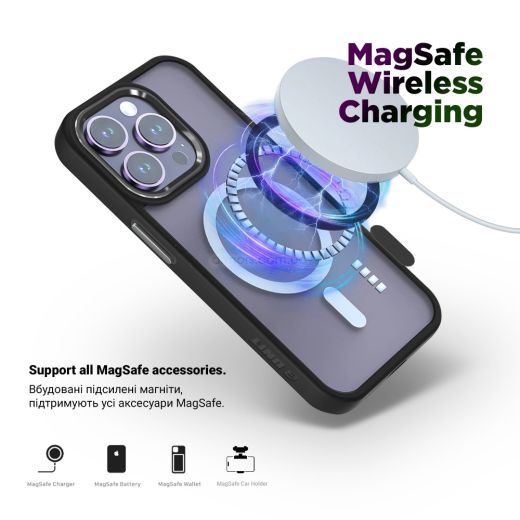 Чехол ArmorStandart Unit MagSafe Black для Samsung Galaxy S25 (ARM82260)