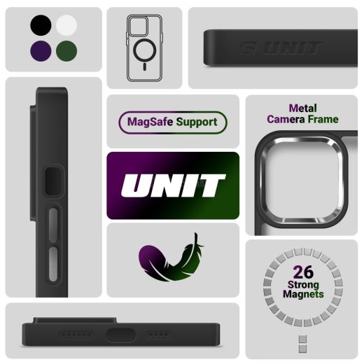 Чехол ArmorStandart Unit MagSafe Black для Samsung Galaxy S25 (ARM82260)