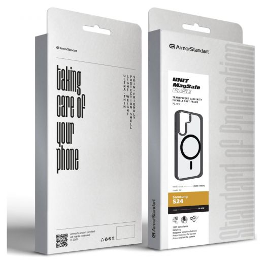 Чехол ArmorStandart Unit MagSafe Black для Samsung S24 (ARM74859)